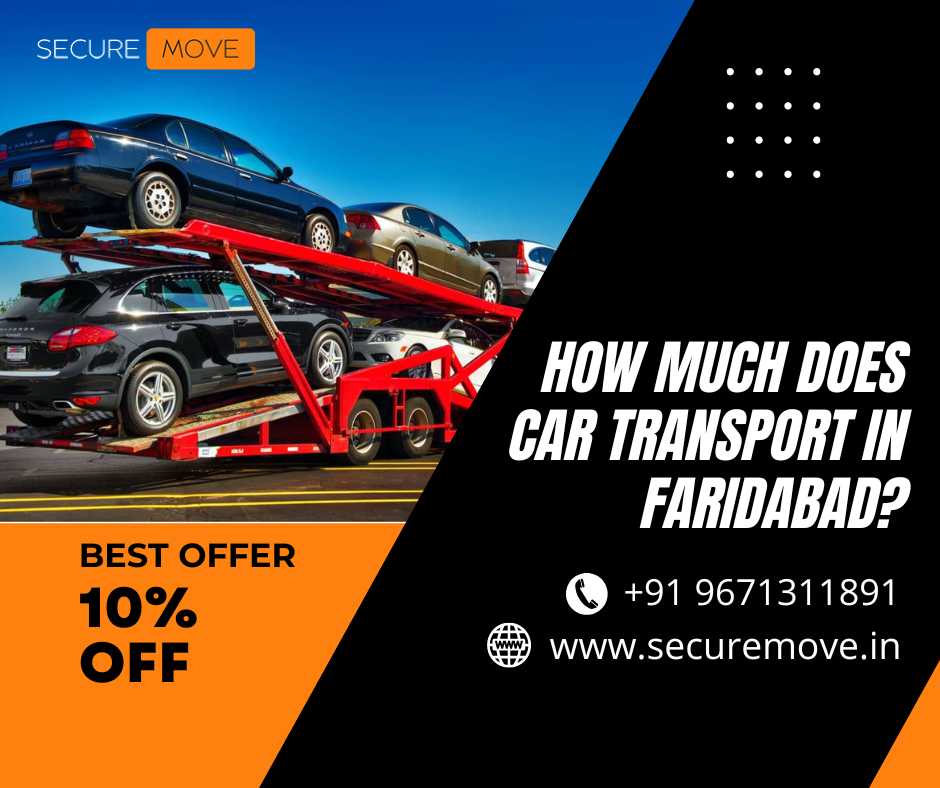 car transport cost in Faridabad