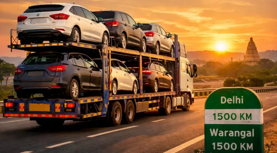 Car Transport Delhi to warangal