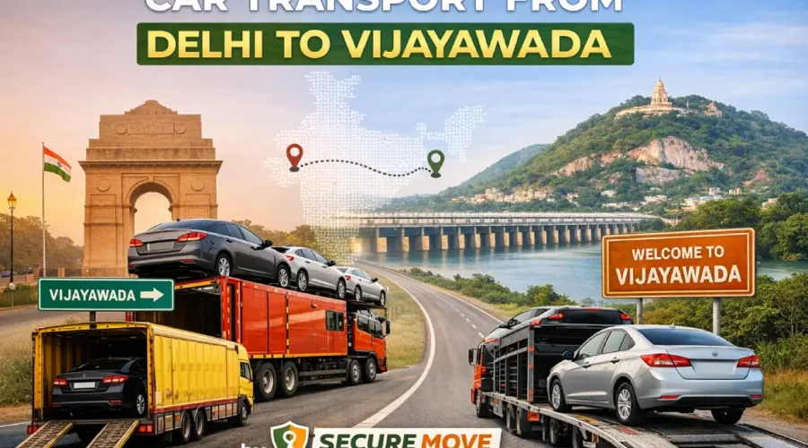 Car Transport from Delhi to Vijayawada