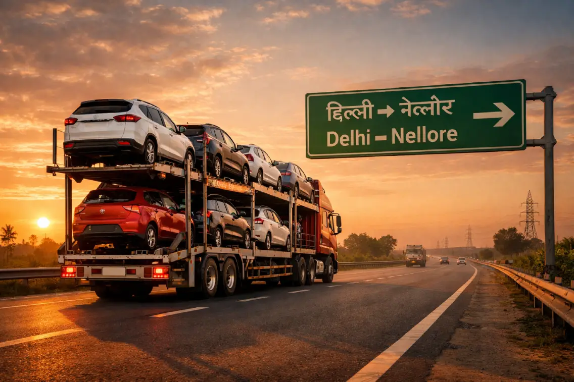 car transport delhi to Nellore