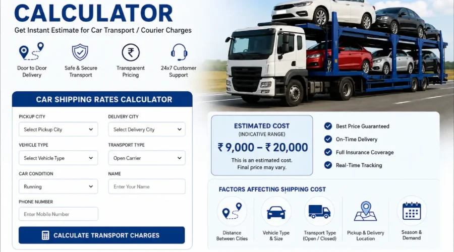 Car Transport Cost Calculator