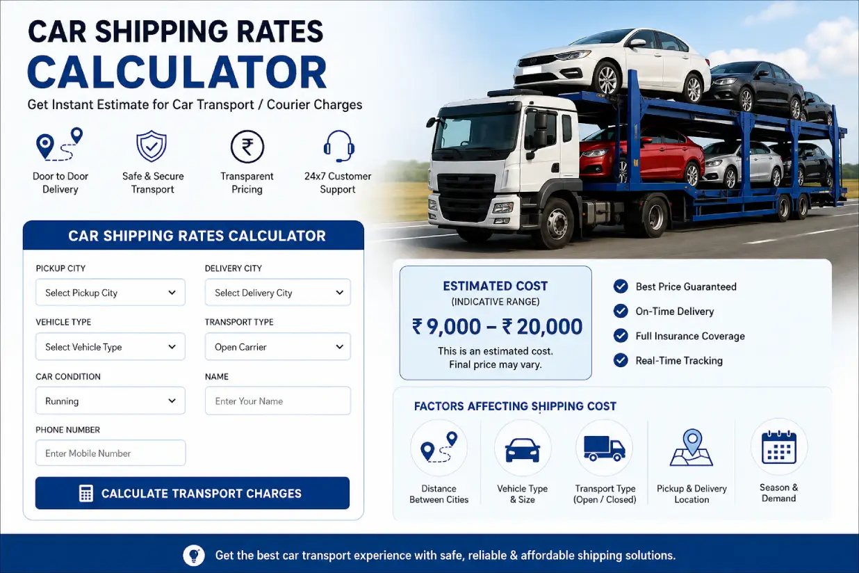 Car Transport Cost Calculator