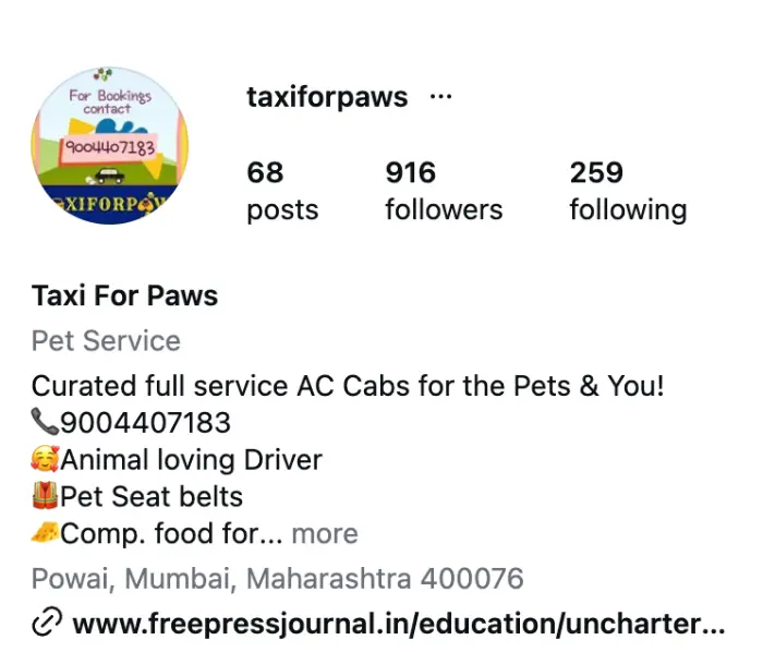 TaxiForPaws