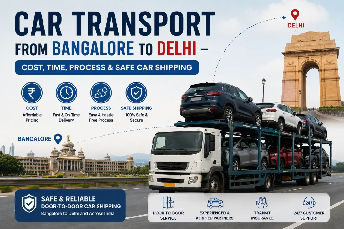 Car Transport from Bangalore to Delhi